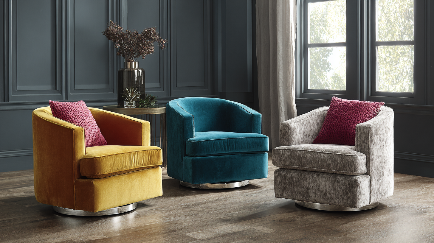 Discover the Ultimate Comfort and Style with Upholstered Swivel Chairs for Every Room