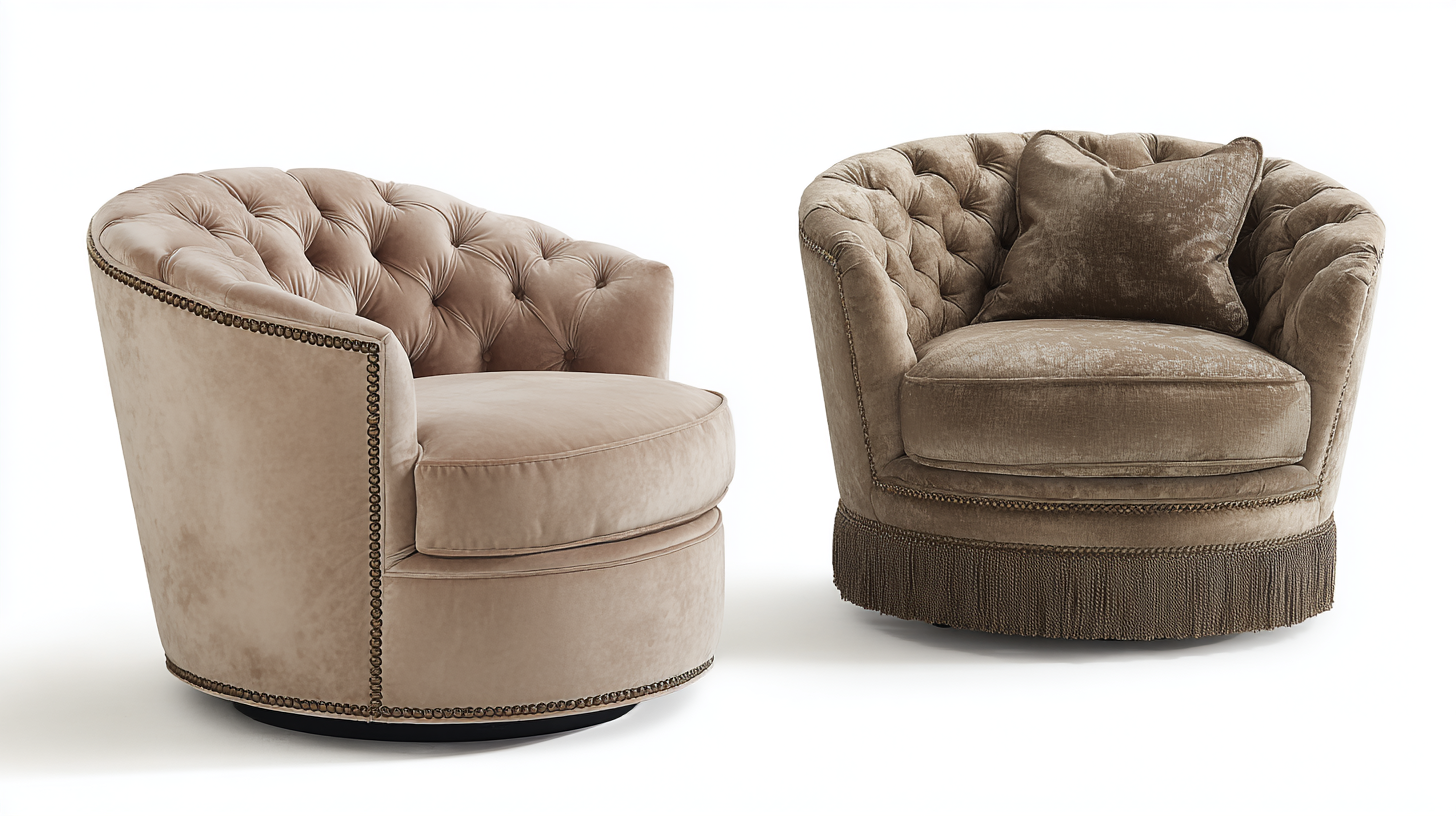 Discover the Ultimate Comfort and Style with Upholstered Swivel Chairs for Every Room