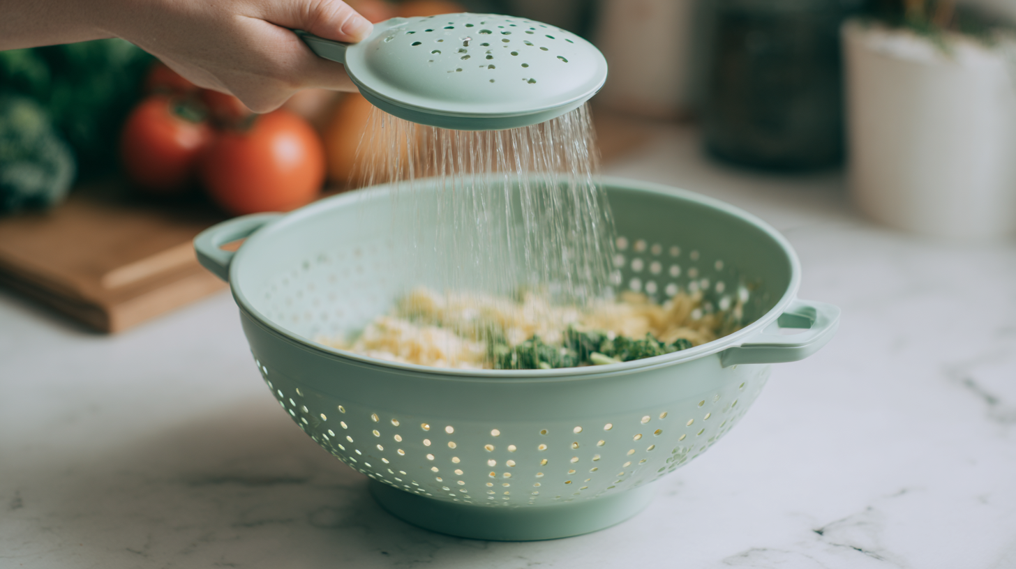 Effortless Kitchen Mastery: The Ultimate Guide to Using a Silicone Colander for Healthy Meal Prep