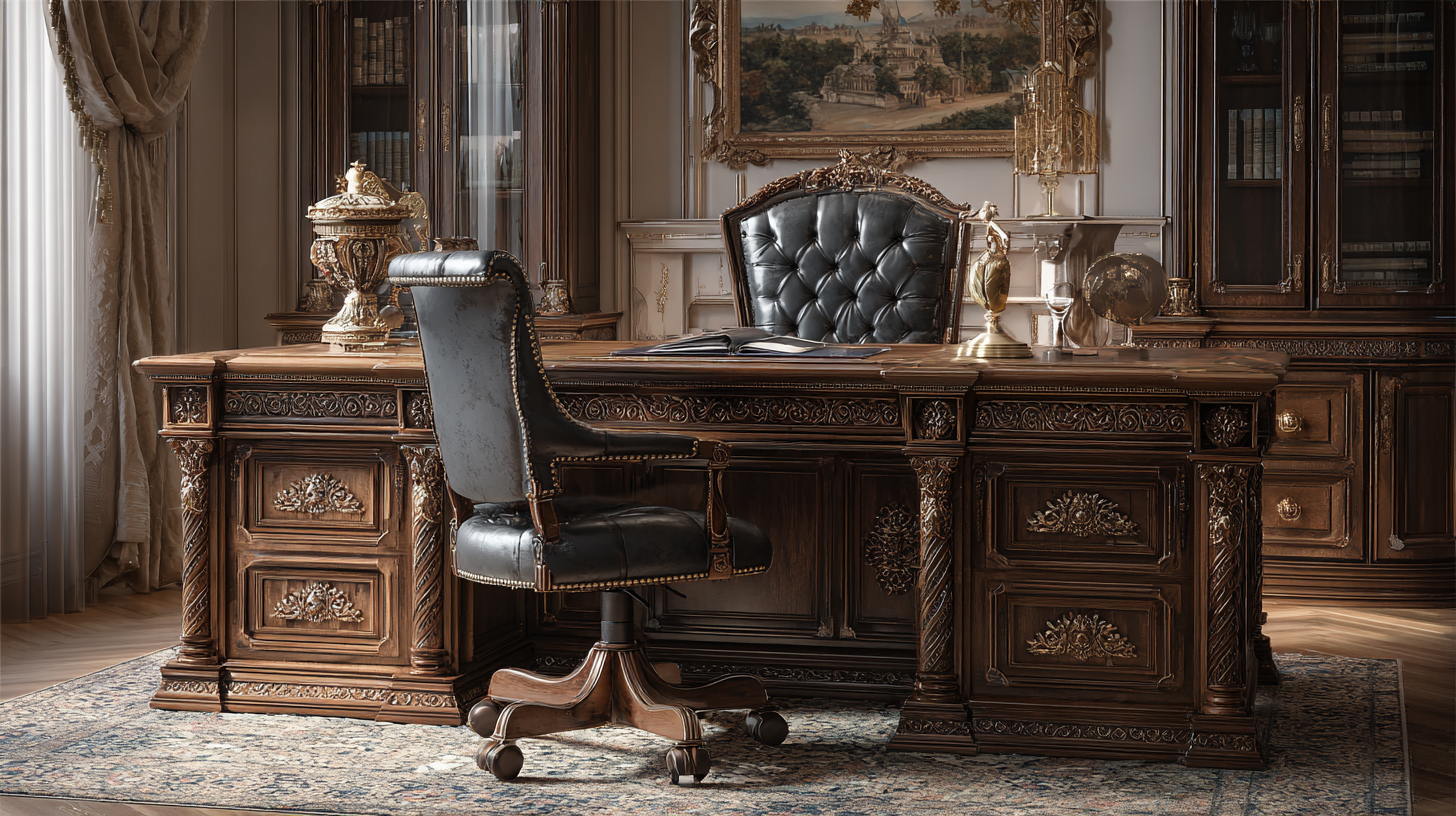 Transform Your Workspace: The Timeless Appeal of the Wooden Executive Desk