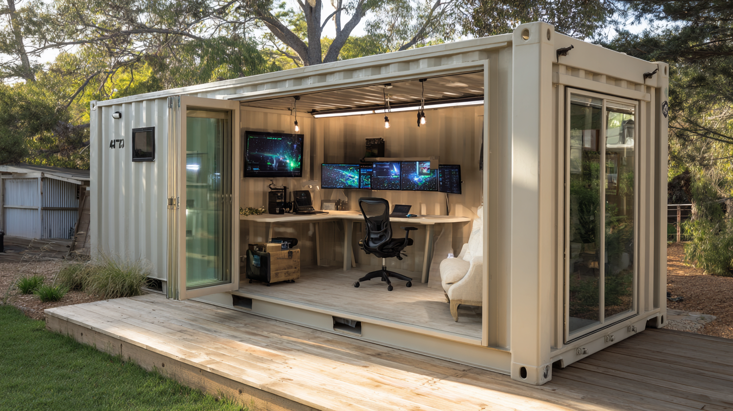 Transforming Your Home Office with a 20ft Shipping Container Solution