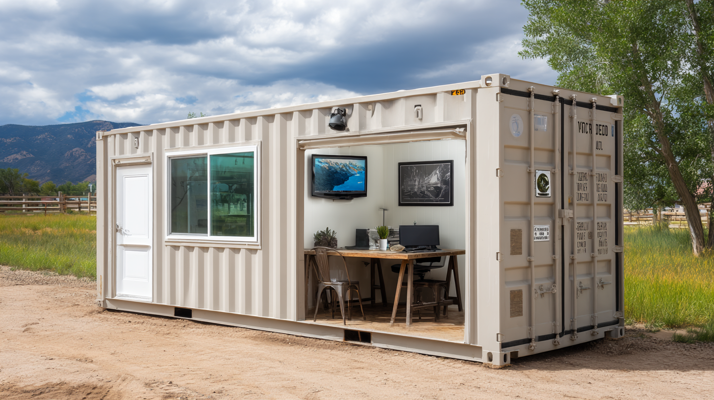 Transforming Your Home Office with a 20ft Shipping Container Solution