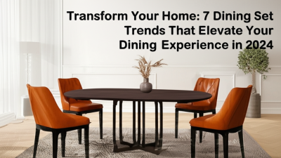 Transform Your Home: 7 Dining Set Trends That Elevate Your Dining Experience in 2024