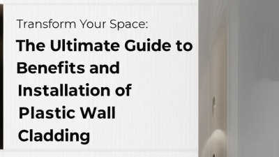 Transform Your Space: The Ultimate Guide to Benefits and Installation of Plastic Wall Cladding