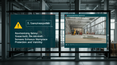 Revolutionizing Safety: How Transparent Guardrail Display Screens Enhance Workplace Protection and Visibility