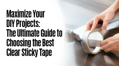 Maximize Your DIY Projects: The Ultimate Guide to Choosing the Best Clear Sticky Tape