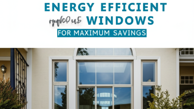 The Ultimate Guide to Choosing Energy Efficient Home Windows for Maximum Savings