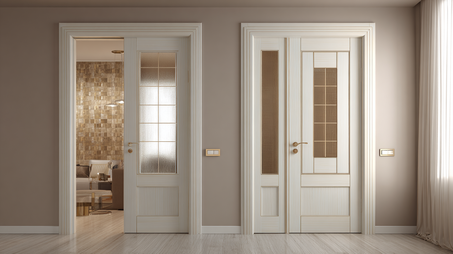 Transform Your Space with Stylish Internal Doors Featuring Glass Elements