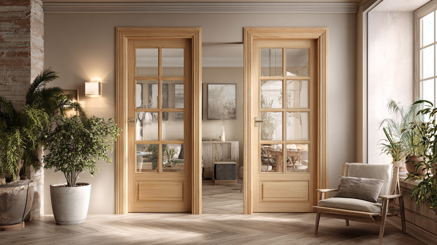 Transform Your Space with Stylish Internal Doors Featuring Glass Elements