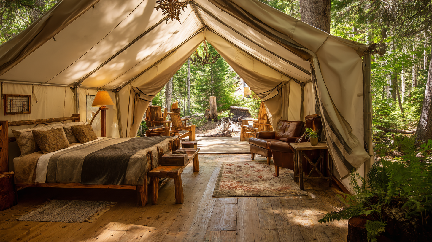 Exploring the Benefits of Glamping Tents: A Luxurious Escape into Nature
