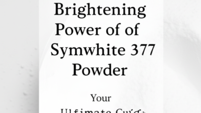 Unlocking the Brightening Power of Symwhite 377 Powder: Your Ultimate Guide to Radiant Skin