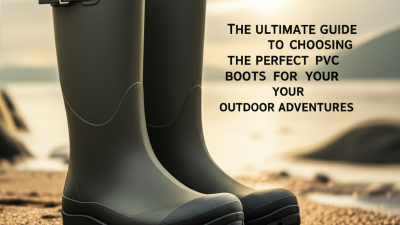 The Ultimate Guide to Choosing the Perfect PVC Boots for Your Outdoor Adventures