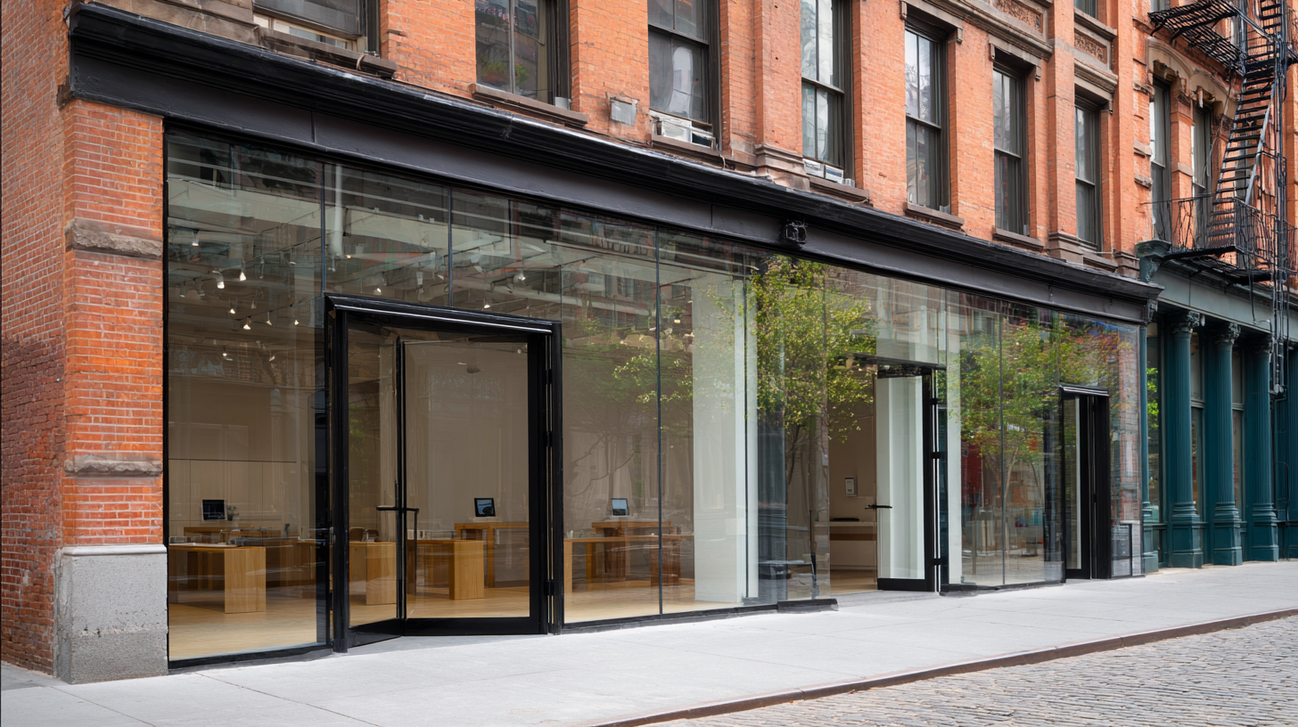 The Impact of Storefront Glass Doors on Retail Aesthetics and Consumer Behavior
