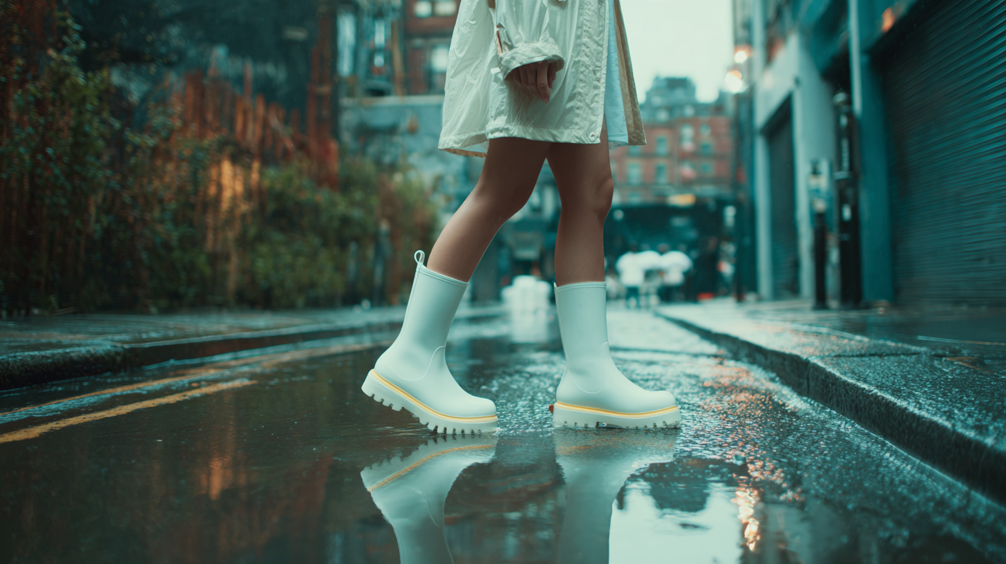 Exploring the Versatility: How White Rubber Boots Became a Fashion Statement in Rainy Weather