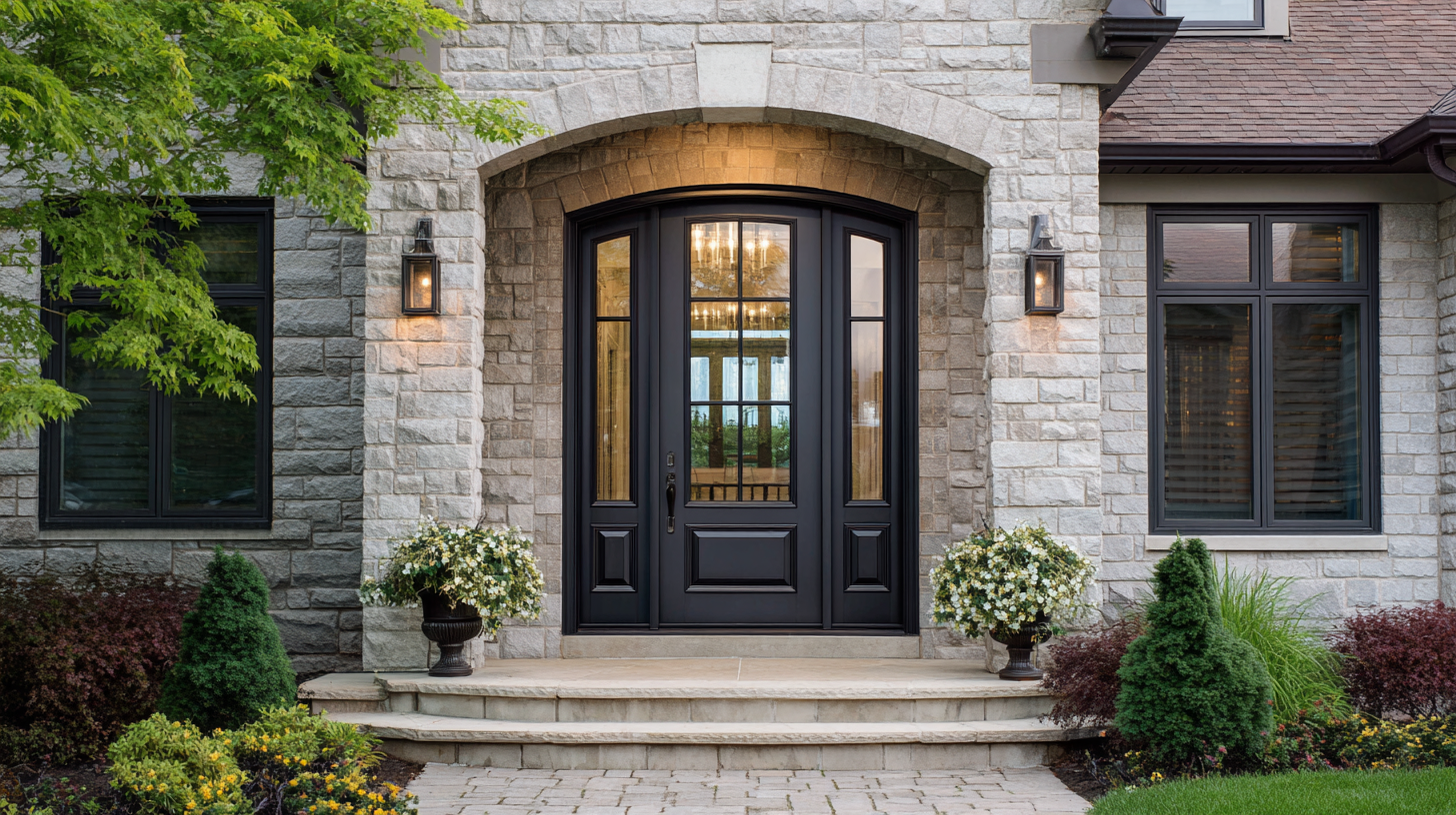 Stylish Exterior Doors with Glass to Elevate Your Home's Curb Appeal