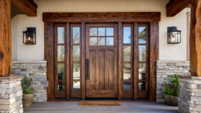 Stylish Exterior Doors with Glass to Elevate Your Home's Curb Appeal