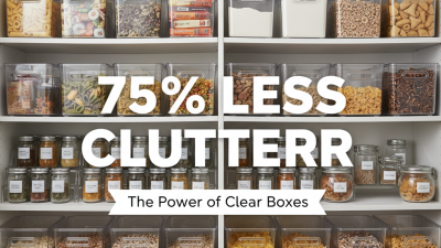 Maximizing Storage Efficiency: How Clear Boxes Enhance Organization & Reduce Clutter by 75%