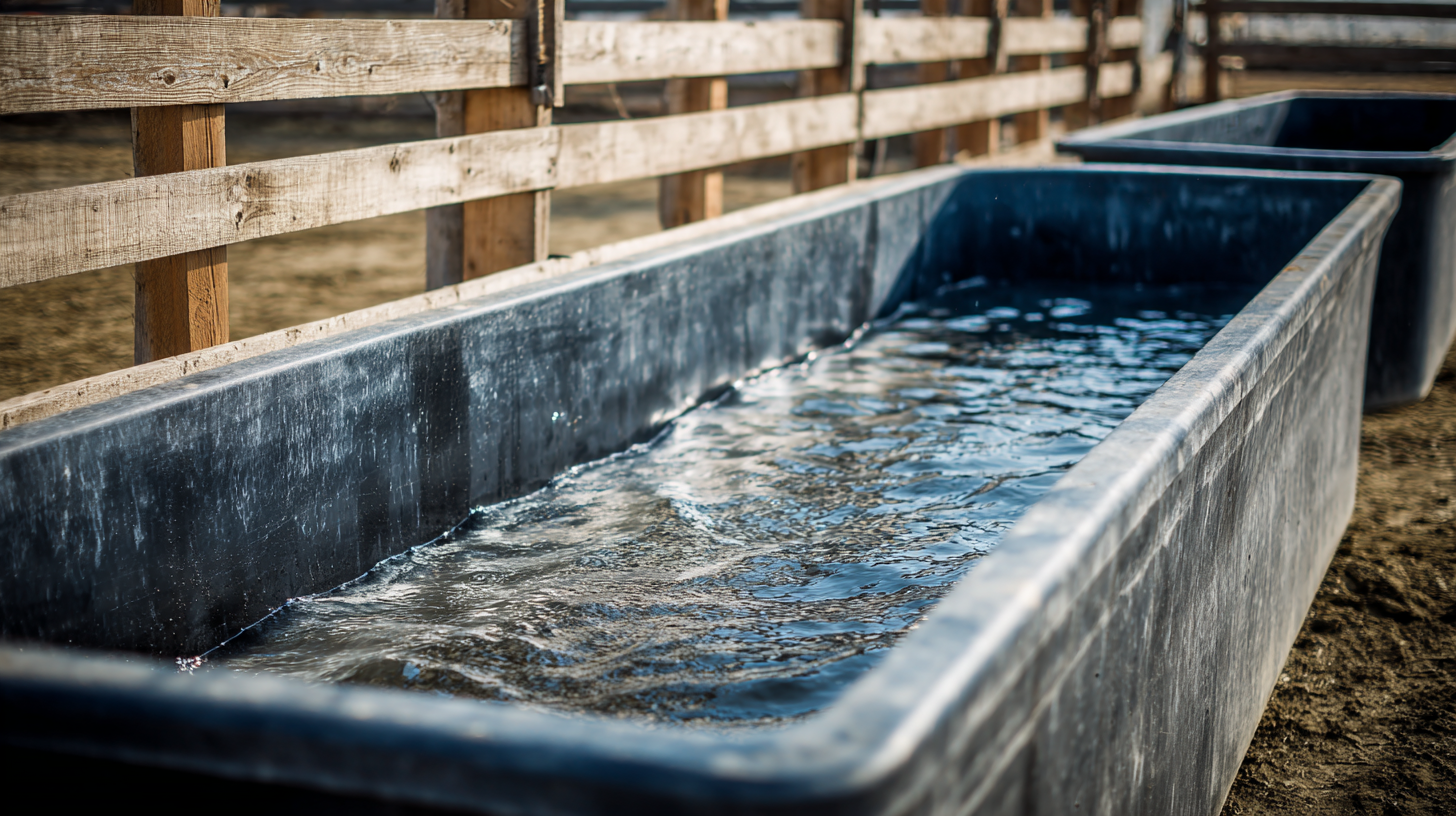 Top 10 Plastic Water Troughs: Expert Reviews and Insights on Durability and Capacity for Optimal Livestock Management
