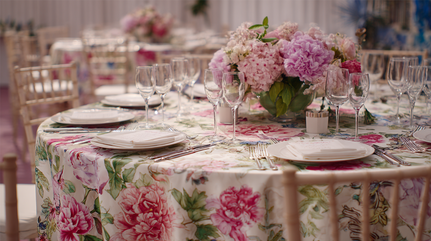 What is a Floral Tablecloth and How to Choose the Perfect One for Your Event