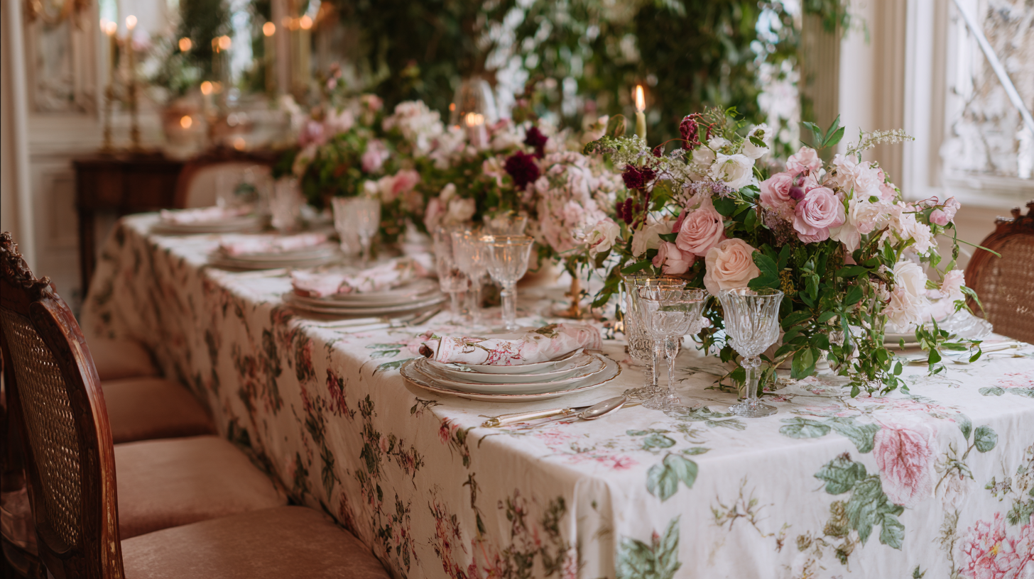 What is a Floral Tablecloth and How to Choose the Perfect One for Your Event