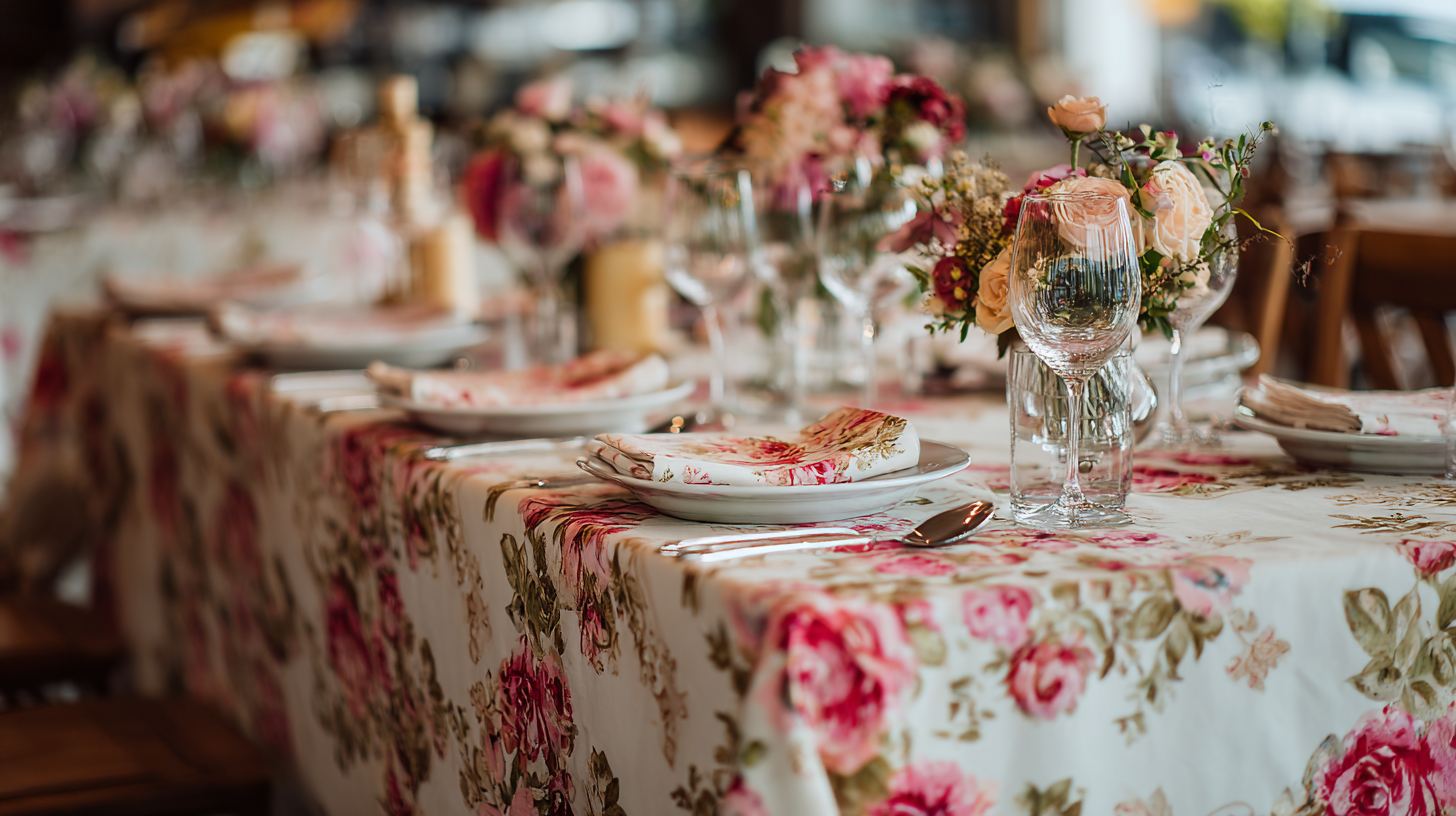 What is a Floral Tablecloth and How to Choose the Perfect One for Your Event