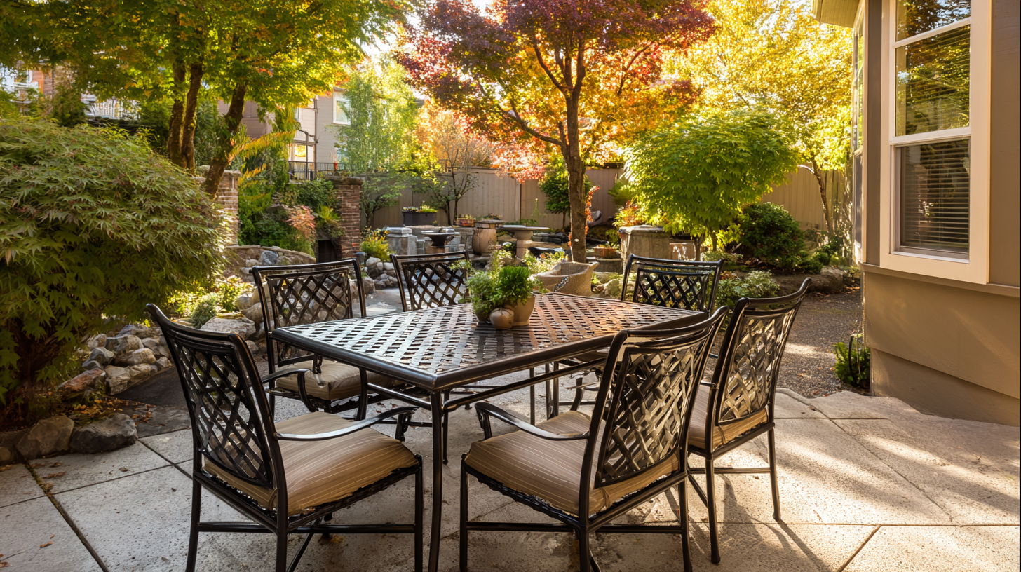 2025 How to Choose the Perfect Patio Table and Chairs for Your Outdoor Space
