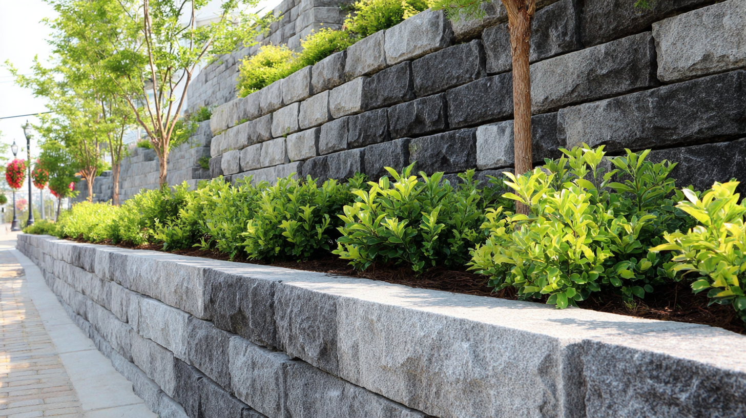 2025 Top 5 Innovative Retaining Wall Blocks for Your Landscaping Needs