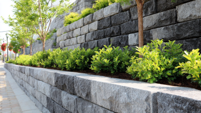 2025 Top 5 Innovative Retaining Wall Blocks for Your Landscaping Needs