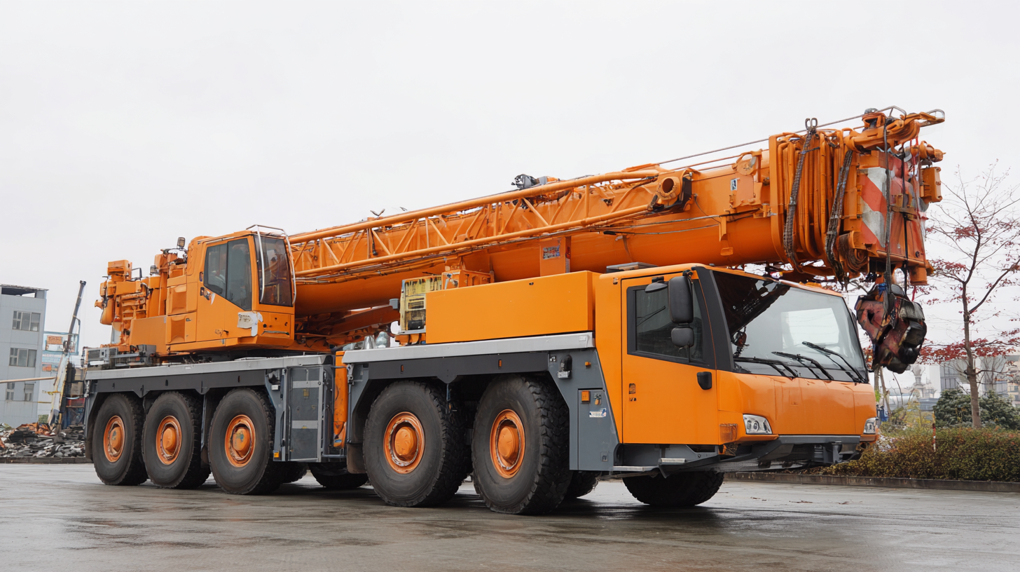 2025 Top 5 Moveable Crane Models: Enhancing Efficiency in Construction and Heavy Lifting
