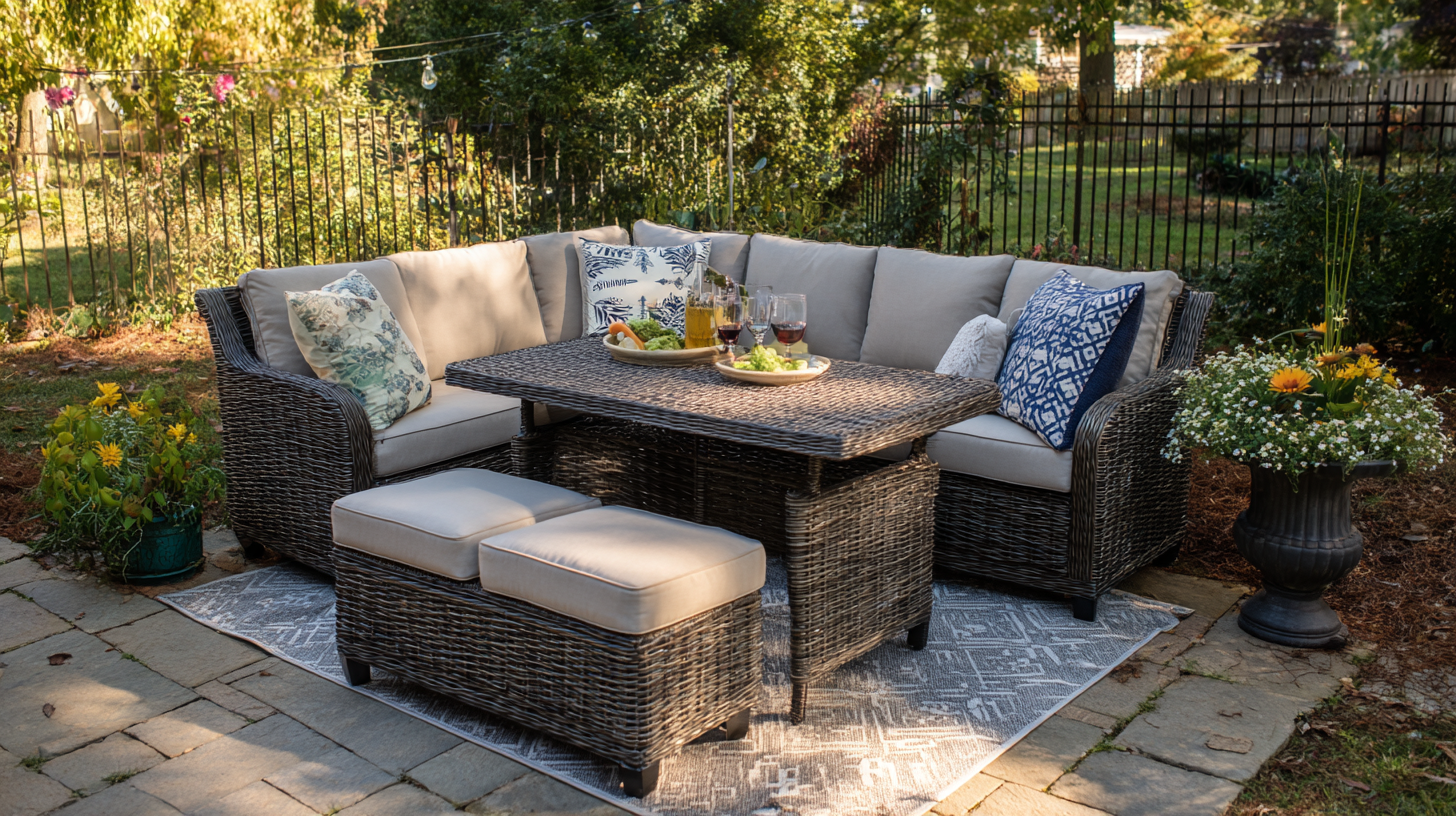 2025 How to Choose the Perfect Outdoor Patio Set for Your Space
