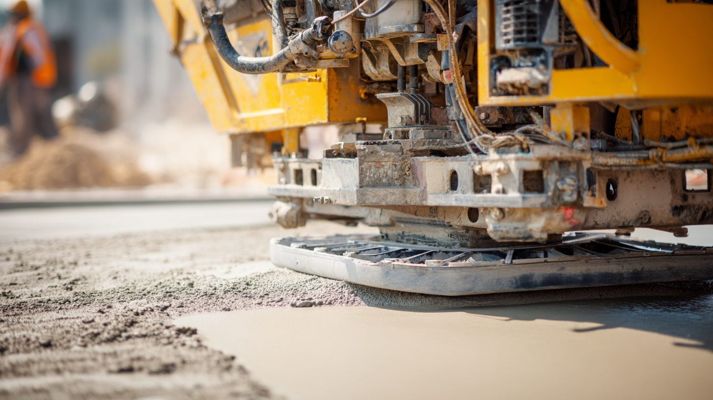 Top 5 Concrete Finishing Machines to Elevate Your Projects in 2025