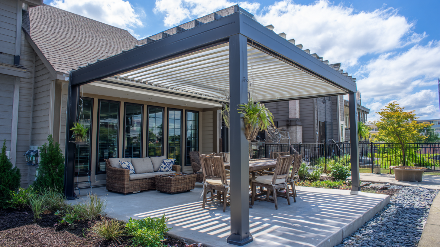 Top 5 Mirador Adjustable Louvered Aluminum Pergolas for Optimal Outdoor Living