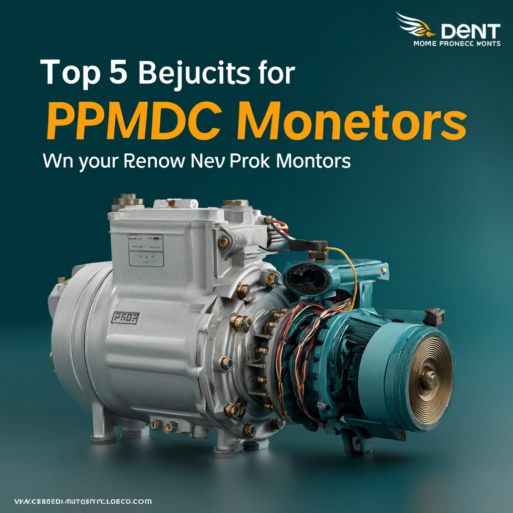 Top 5 Benefits of Using Pmdc Motors in Your Next Project