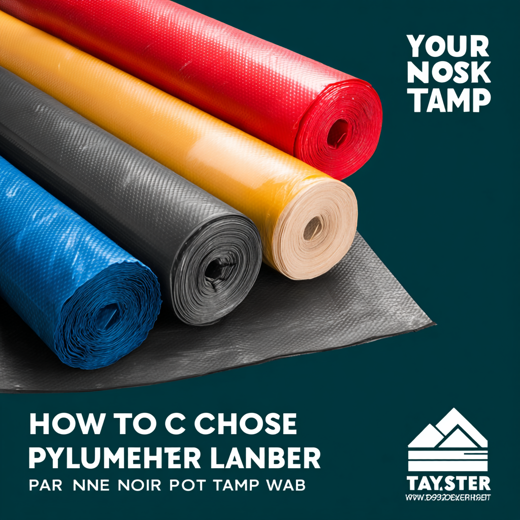 How to Choose the Best Polyethylene Lumber Tarp for Your Needs