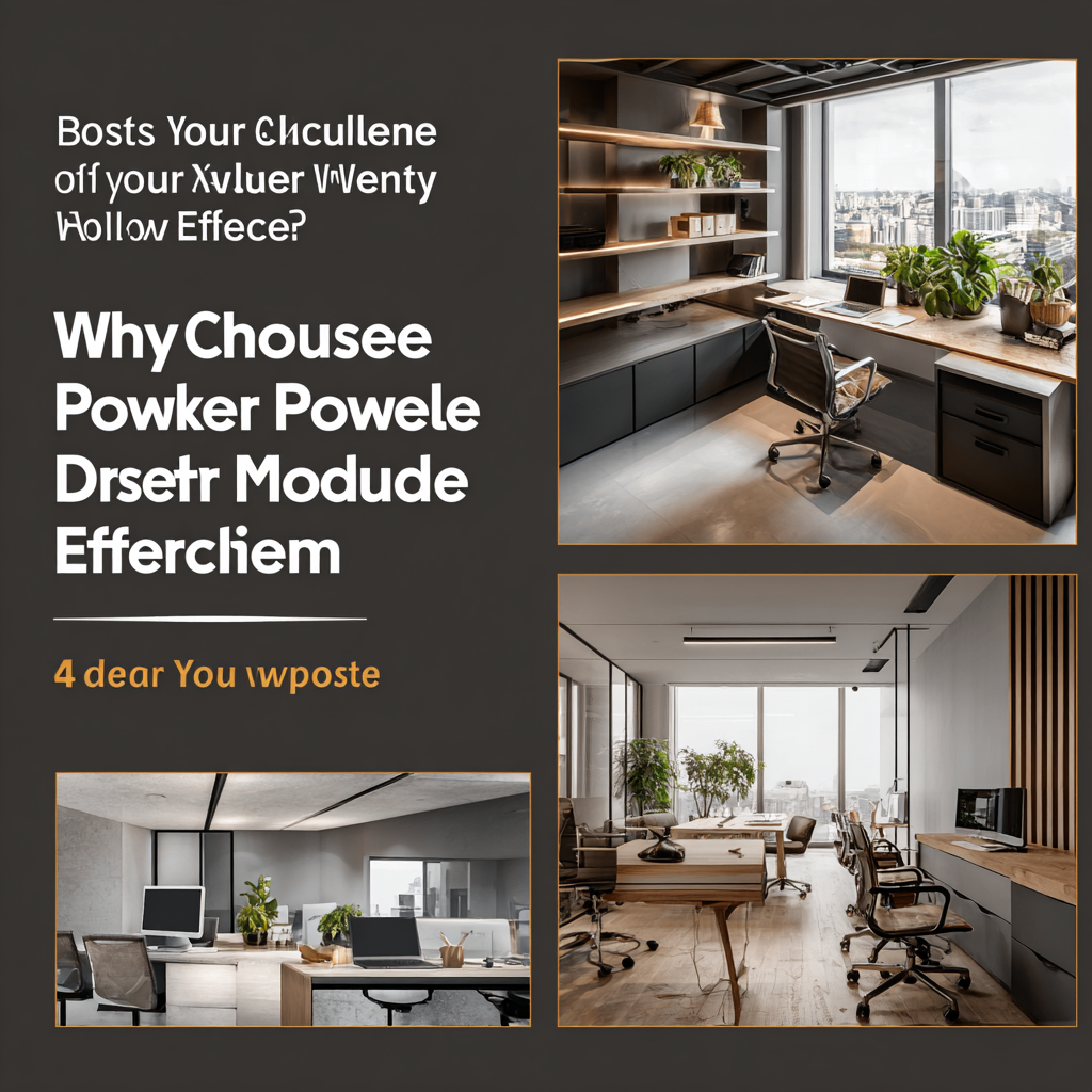 Why You Should Choose a Desk Power Module for Your Workspace Efficiency