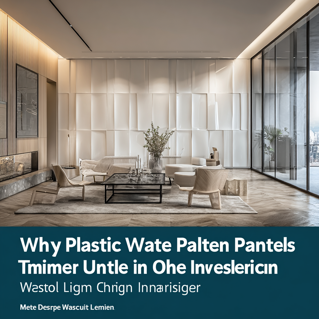 Why Plastic Wall Panels Are the Ultimate Choice for Modern Interior Design