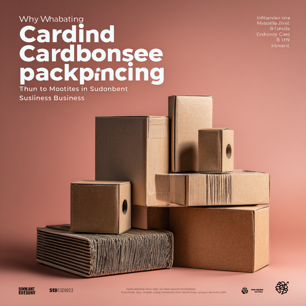Why Cardboard Packaging Is the Sustainable Choice for Modern Businesses