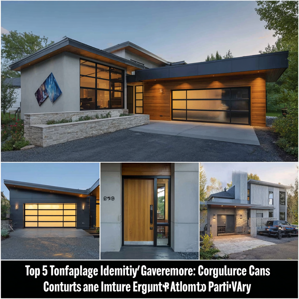 Top 5 Contemporary Garage Doors to Enhance Curb Appeal and Property Value in 2023