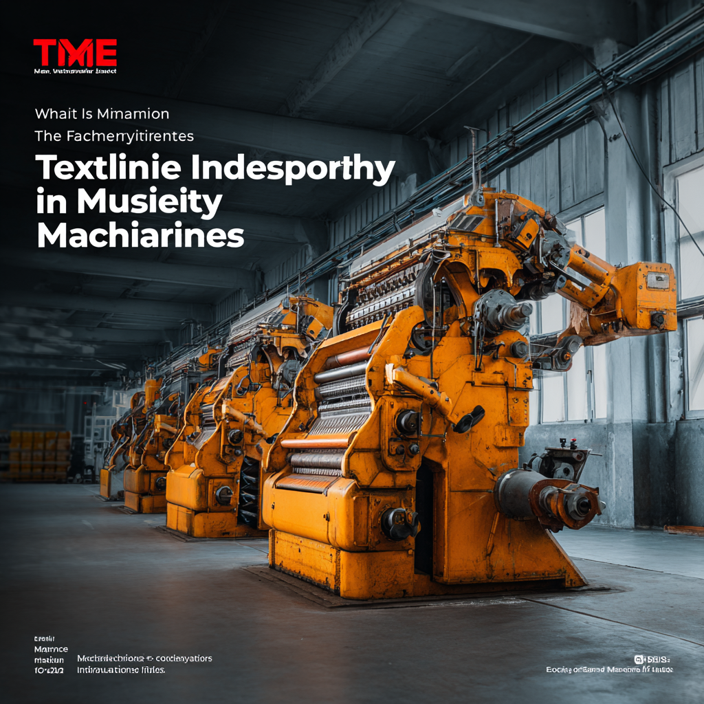 What is the Importance of Textile Industry Machines in Modern Manufacturing