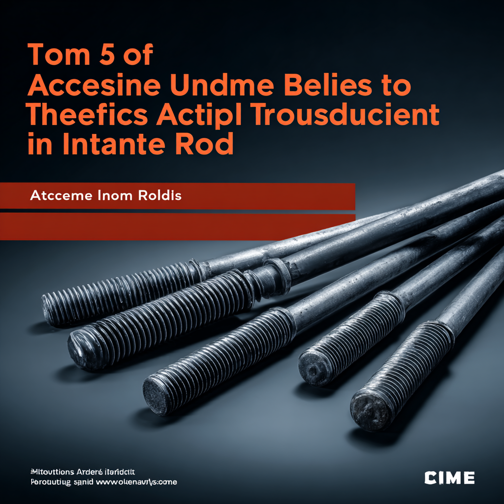 Top 5 Benefits of Using Acme Threaded Rods in Industrial Applications