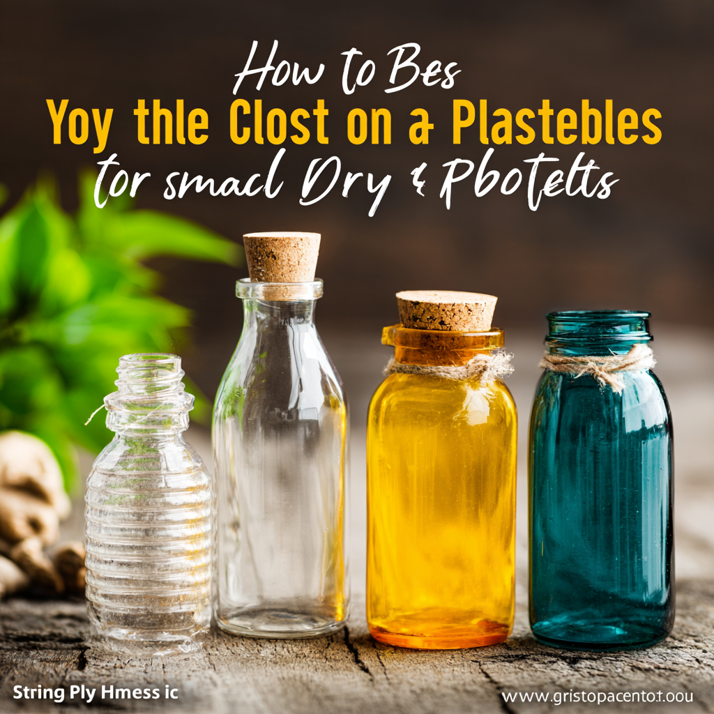 How to Choose the Best Small Plastic Bottles for Your DIY Projects