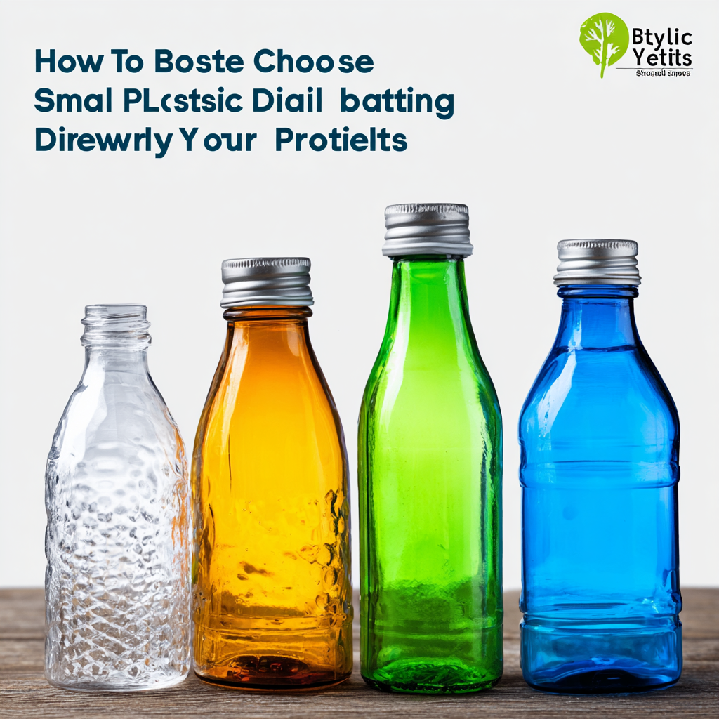How to Choose the Best Small Plastic Bottles for Your DIY Projects