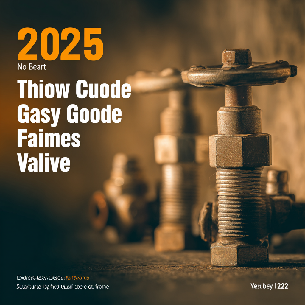 2025 Guide: How to Choose the Best Gas Safety Valve for Your Needs