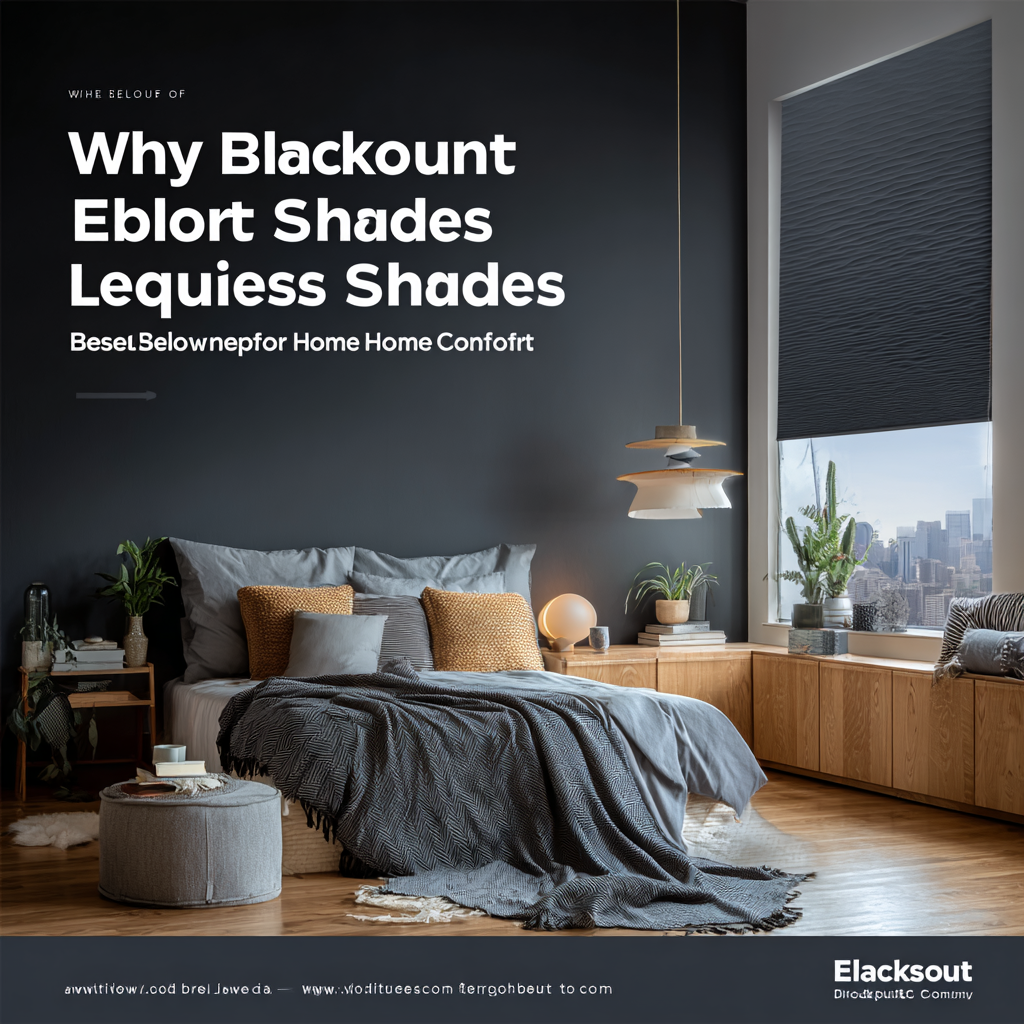 Why Blackout Shades Are Essential for Better Sleep and Home Comfort