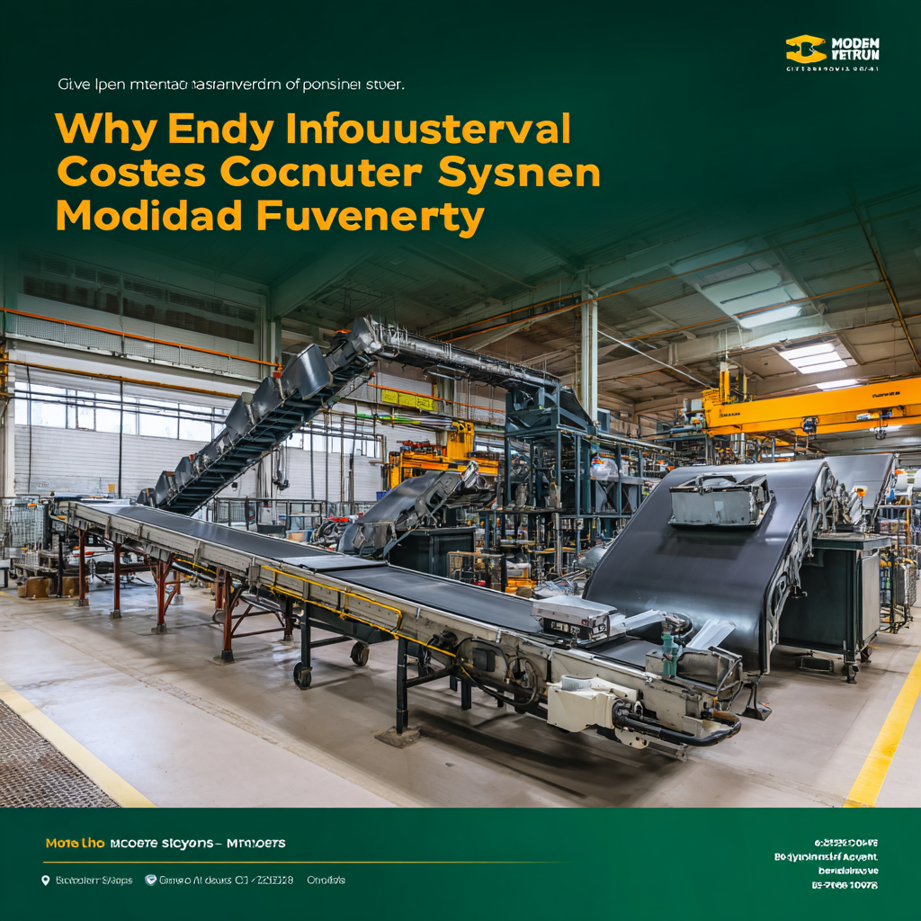 Why Industrial Conveyor Systems are Essential for Modern Manufacturing Efficiency