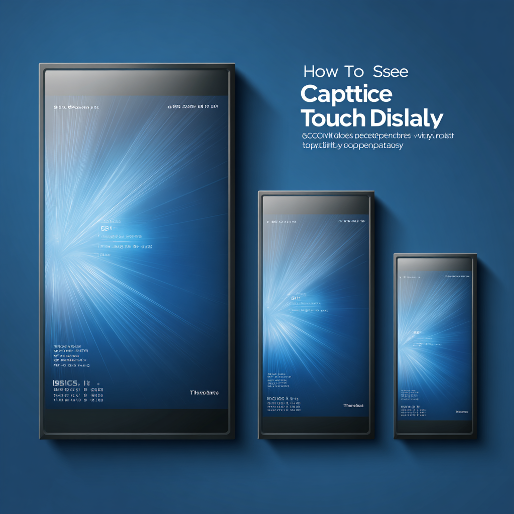 How to Choose the Best Capacitive Touch Screen Display for Your Project
