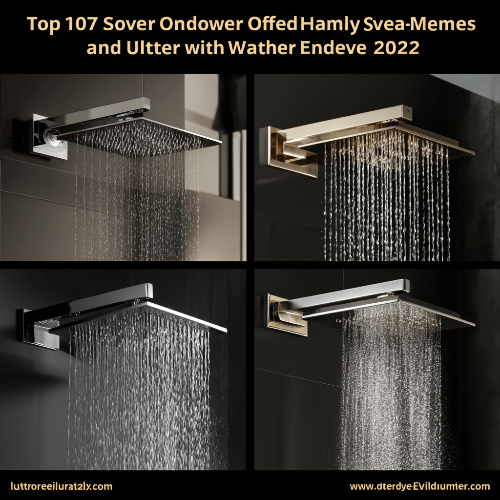 Top 10 Over Head Shower Models for Ultimate Luxury and Water Efficiency in 2023