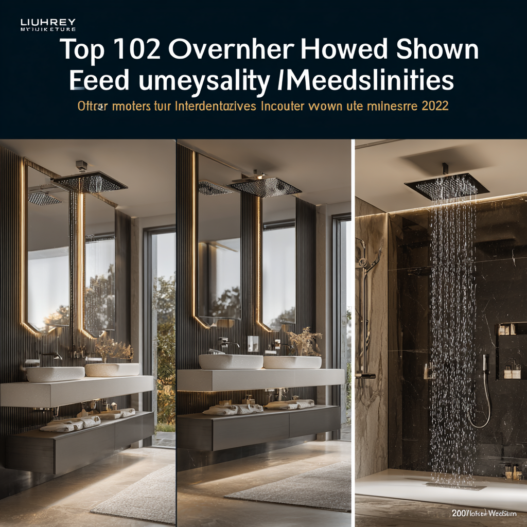Top 10 Over Head Shower Models for Ultimate Luxury and Water Efficiency in 2023