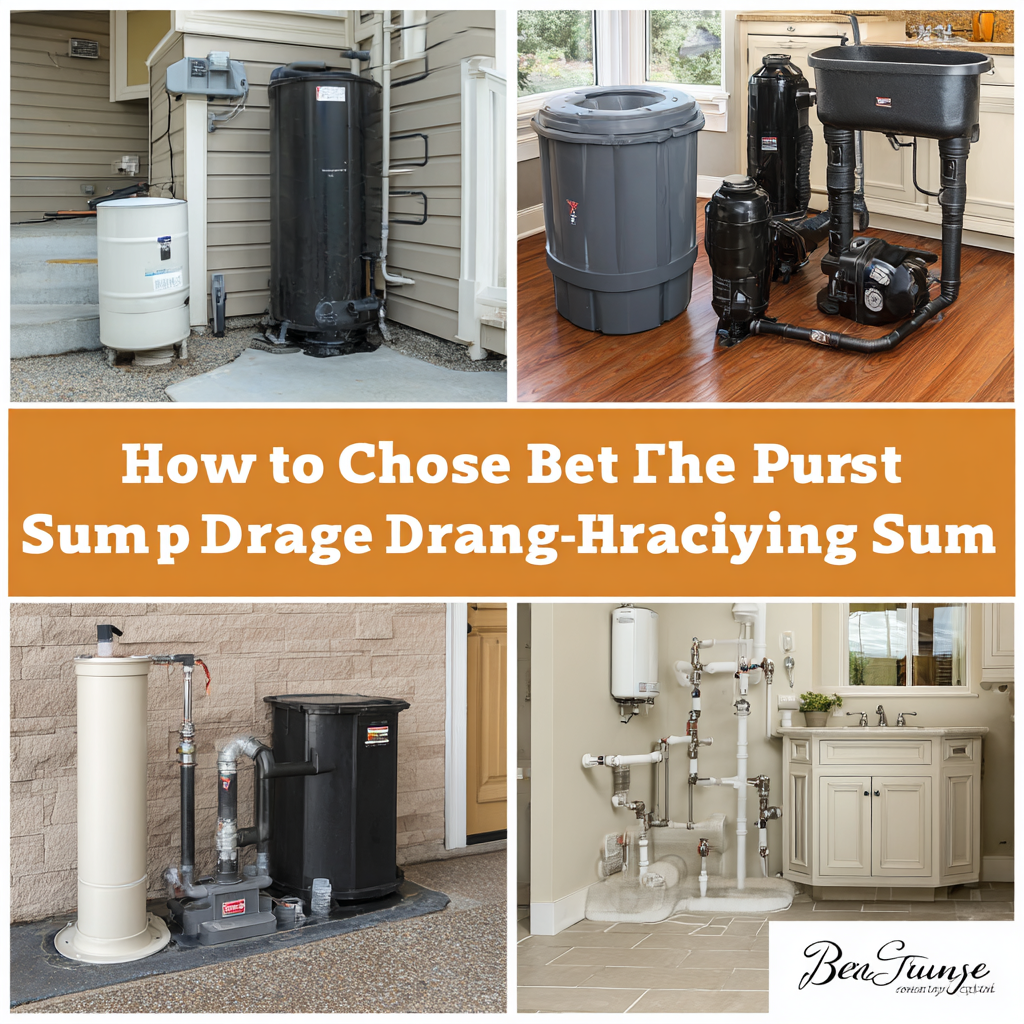 How to Choose the Best Sump Pump Drainage System for Your Home