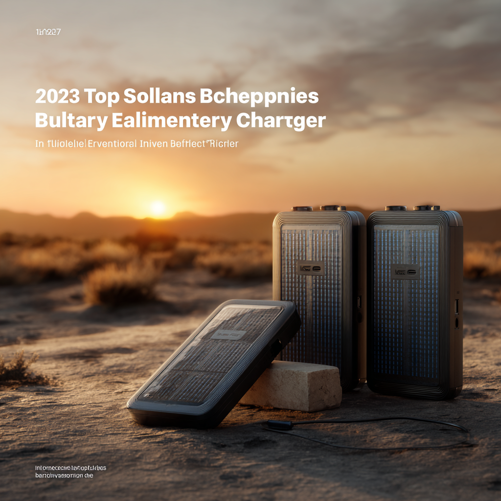 2025 Top Solar Battery Chargers for Ultimate Energy Independence